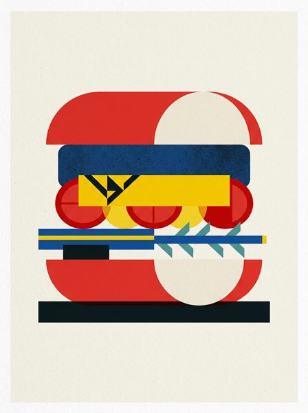 Diseño H31 del Pack Burger Deco